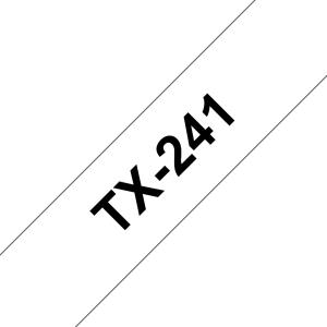 Tape 18mm Lami Black On White (tx241)