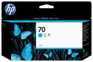 Ink Cartridge - No 70 - 130ml - Cyan With Vivera Ink