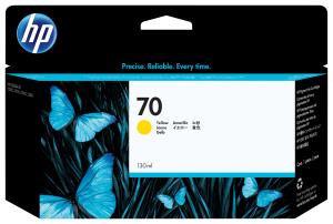 Ink Cartridge - No 70 - 130ml - Yellow With Vivera Ink