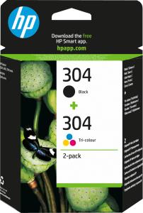 Ink Cartridge - No 304 - Black/Tri-colo - Combo Pack - Blister