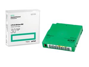 HPE LTO-8 Ultrium 30TB RW Custom Labeled Library Pack 20 Data Cartridges with Cases