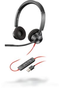 Headset Blackwire 3320-m Microsoft - Stereo - USB-a