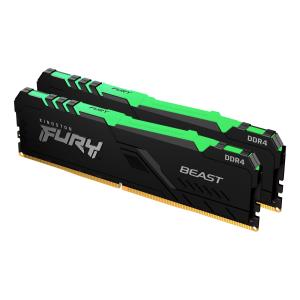 16GB Ddr4 2666MHz Cl16 DIMM (kit Of 2) Fury Beast Rgb