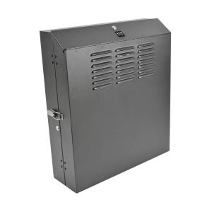 TRIPP LITE SmartRack 4U Low-Profile Vertical-Mount Switch-Depth Wall-Mount Rack Enclosure Cabinet