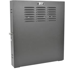 TRIPP LITE SmartRack 2U Low-Profile Vertical-Mount Switch-Depth Wall-Mount Rack Enclosure Cabinet