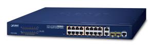 16-port 10/100tx 802.3at High Power Poe + 2-port