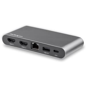 Docking Station - Dual-monitor USB-c Multiport Adapter - 2 X 4k Hdmi - 100w Pd 3.0