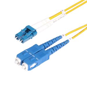 Fiber Optic Cable - Lc/sc Single Mode Os2/upc/duplex/lszh - 50m