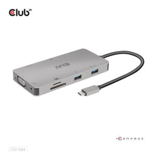 USB Gen1 Type-c 9-in-1 Hub With Hdmi Vga 2x USB Gen1