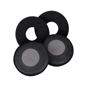 HZP 46 Black - Leatherette Ear Pads 2 Pcs