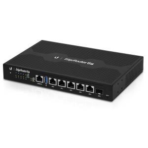 Edge Router 6p Er-6p 6-port Gigabit Poe With 1 Sfp Port  Black