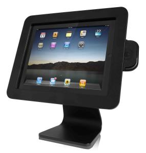 Enclosure Kiosk - Stand For Web Tablet - Aluminium - Black