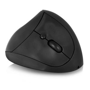 Wireless Ergonomic Mouse USB Nano Receiver 1600 dpi Black