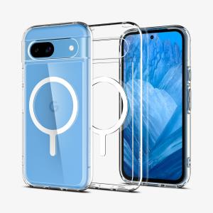 Google Pixel A (2024) Case Ultra Hybrid Onetap Metal Ring Magfit White